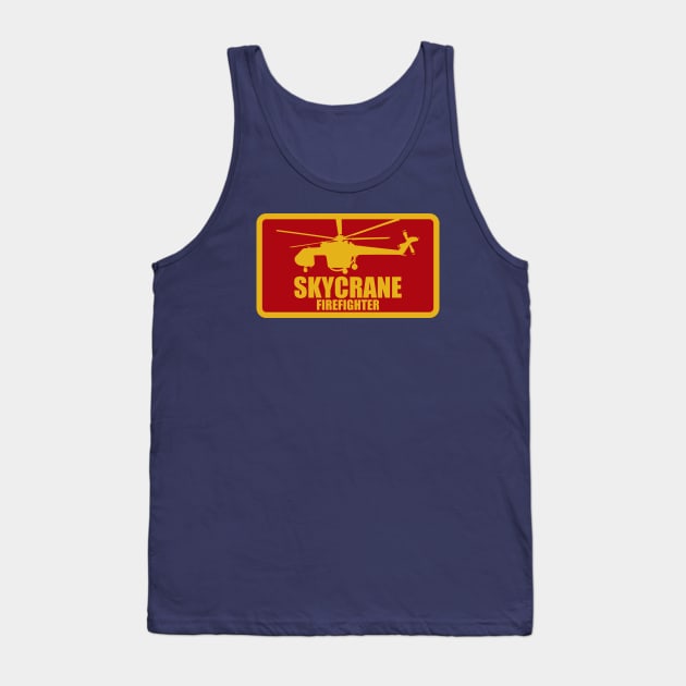 S-64 Skycrane Firefighter Tank Top by TCP